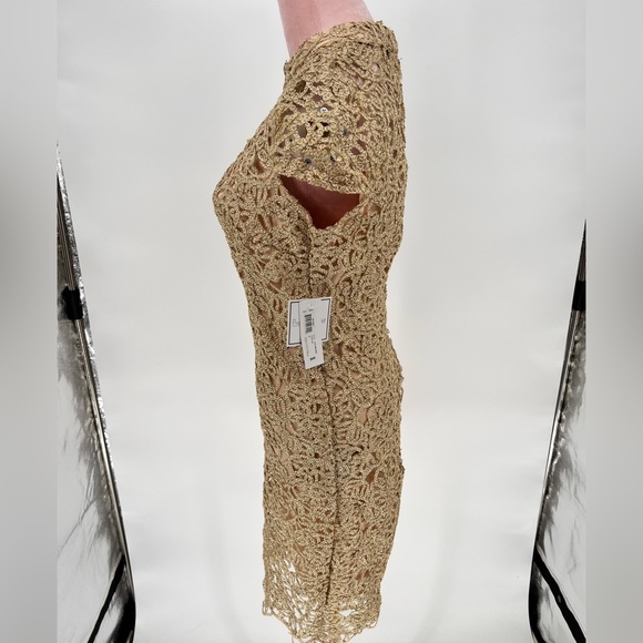 NWT Premier Amour Short Sleeve Sheath Lace Dress - Picture 8 of 14